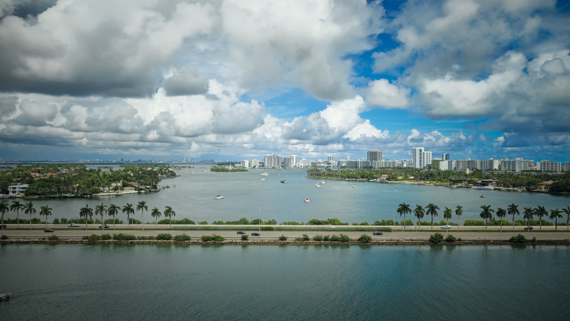 Vista aérea de Miami hoje